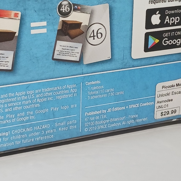 Escape Adventures UNLOCK Board Game New 2019 Space Cowboys - Picture 2 of 4